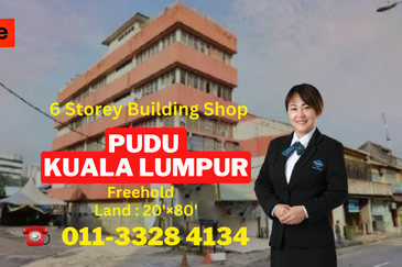 Pudu Pudu Kuala Lumpur @ 6 Storey Building Shop For Sale