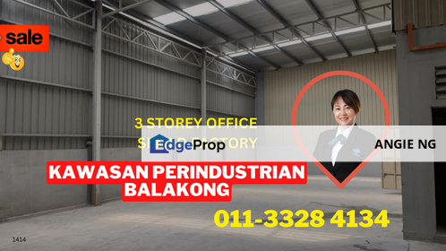 Kawasan Perindustrian Balakong Balakong Selangor For Sale, Selangor, Balakong