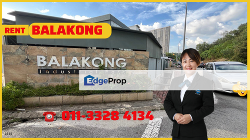 Kawasan Perindustrian Balakong Balakong Selangor For Rent, Selangor, Balakong