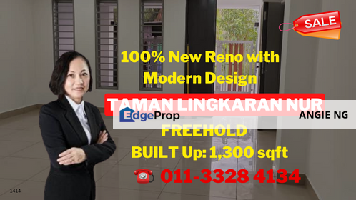 Taman Lingkaran Nur Kajang Selangor @ Double Storey House For Sale, Selangor, Kajang
