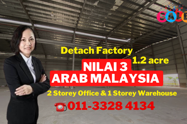 Nilai 3 Nilai Negeri Sembilan @ Detach Factory For Sale