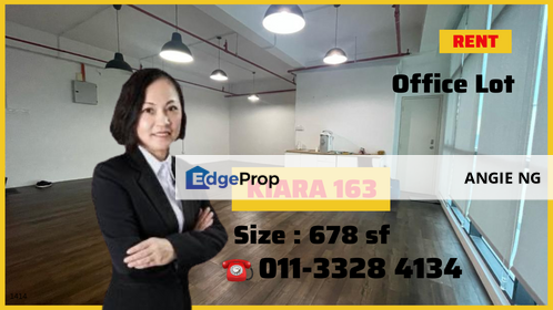 Kiara 163 Mont Kiara Kuala Lumpur @ Office Lot For Rent, Kuala Lumpur, Mont Kiara