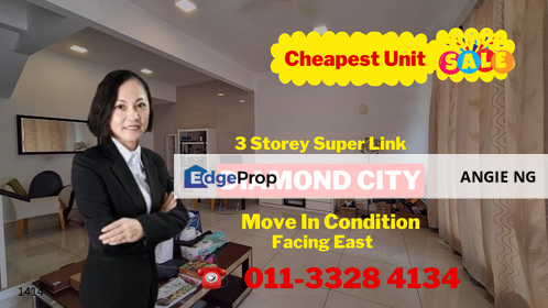 Diamond City Semenyih Selangor @ Valencia 3 Storey Superlink For Sale, Selangor, Semenyih