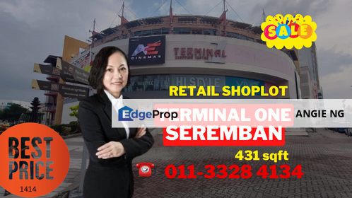 Kompleks Terminal One Seremban Negeri Sembilan @ Retail Shop For Sale, Negeri Sembilan, Seremban