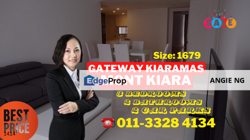 Gateway Kiaramas Mont Kiara Kuala Lumpur For Rent, Kuala Lumpur, Mont Kiara