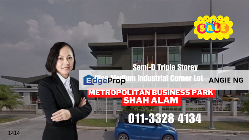 Metropolitan Business Park Shah Alam Selangor For Sale, Selangor, Shah Alam