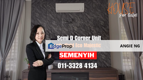 Tenderfields @ Eco Majestic Semenyih Selangor Semi D For Sale , Selangor, Semenyih