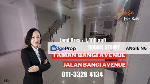 Bangi Avenue Bangi Selangor @ Double Storey House For Sale, Selangor, Bangi