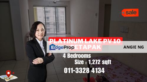 Platinum Lake PV 10 Setapak Kuala Lumpur For Sale, Kuala Lumpur, Setapak