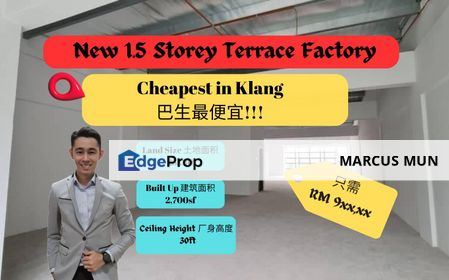 Cheapest in Klang, Near to Kapar, Port Klang, Wide Access Road 66'feet, Selangor, Klang