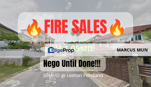 Below Market !!! Semi-D @ Lestari Perdana on Fire Sale !!!, Selangor, Seri Kembangan