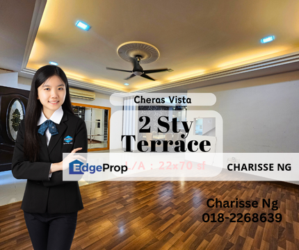 Cheras Vista, Cheras South, Selangor End Lot Terrace House, Selangor, Cheras South