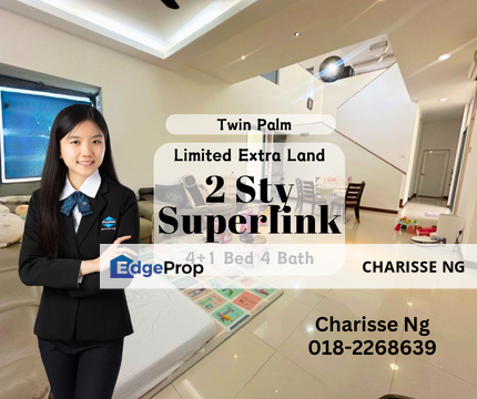 Twin Palms, Bandar Sungai Long, Superlink House, Selangor, Kajang