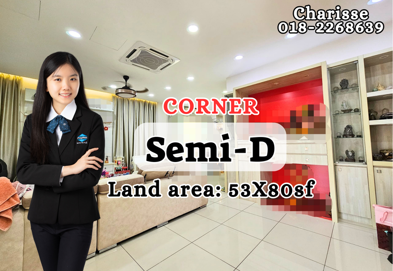 Bandar Sungai Long, Bandar Sungai Long, Selangor Semi-D House @ Corner
