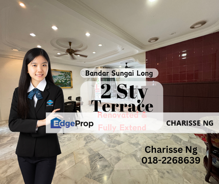 Bandar Sungai Long, Selangor Terrace House, Selangor, Bandar Sungai Long