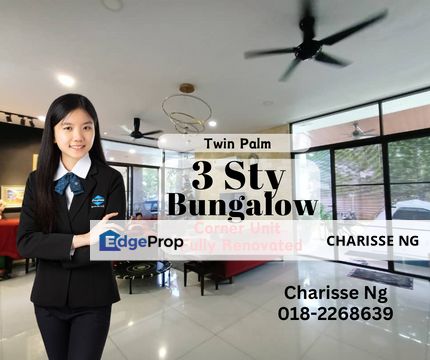 Twin Palms, Bandar Sungai Long Corner Bungalow House, Selangor, Kajang