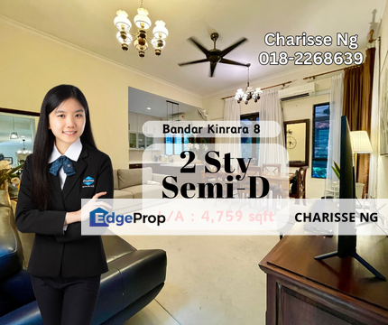 Bandar Kinrara 8, Bandar Kinrara Puchong, Selangor Semi-D House, Selangor, Bandar Kinrara Puchong