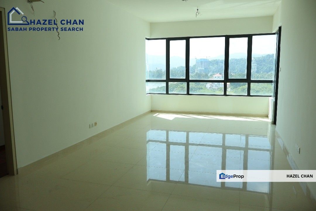 Bay 21 Likas | Corner Seaview Condo | 3+1R 3B | Near KK Town, Sabah, Kota Kinabalu