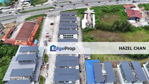 Modern 3 Storey Semi Detached Warehouse Factory in Inanam for Sale (OC obtained), Sabah, Kota Kinabalu