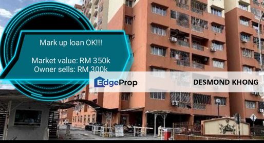 Guaranteed Loan + No Down Payment, 17% Lower Than Market Value, Mark Up Loan Apartment in Kajang, Selangor, Kajang