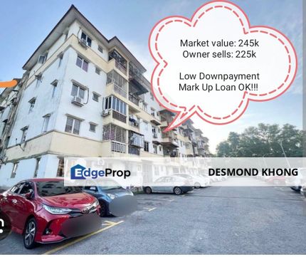 Only RM 4k downpayment + Mark Up Loan Ok + Affordable Price + Good Location + Freehold Apartment + Best in Cheras, Selangor, Cheras