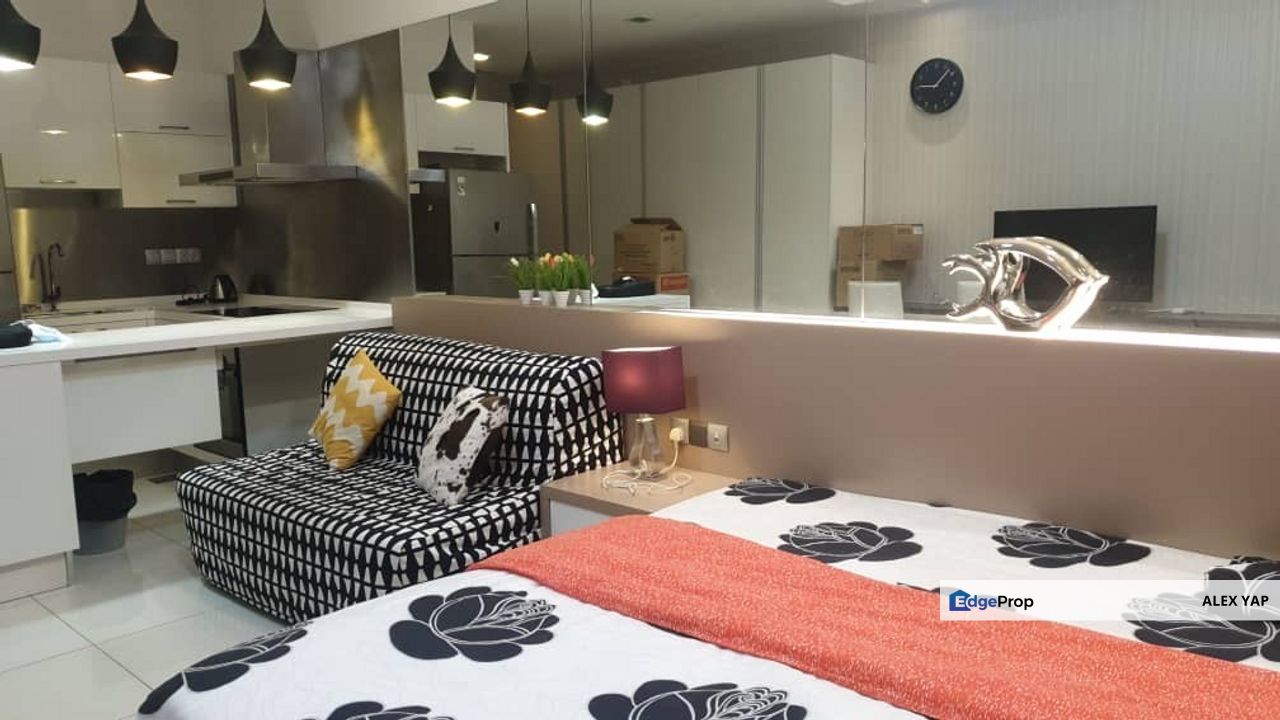 Good Condition | STUDIO M Suite@Jln Ampang Condominium For Sale | ID Renovated | Fully Furnished | Freehold | Near MRT, Kuala Lumpur, KL City