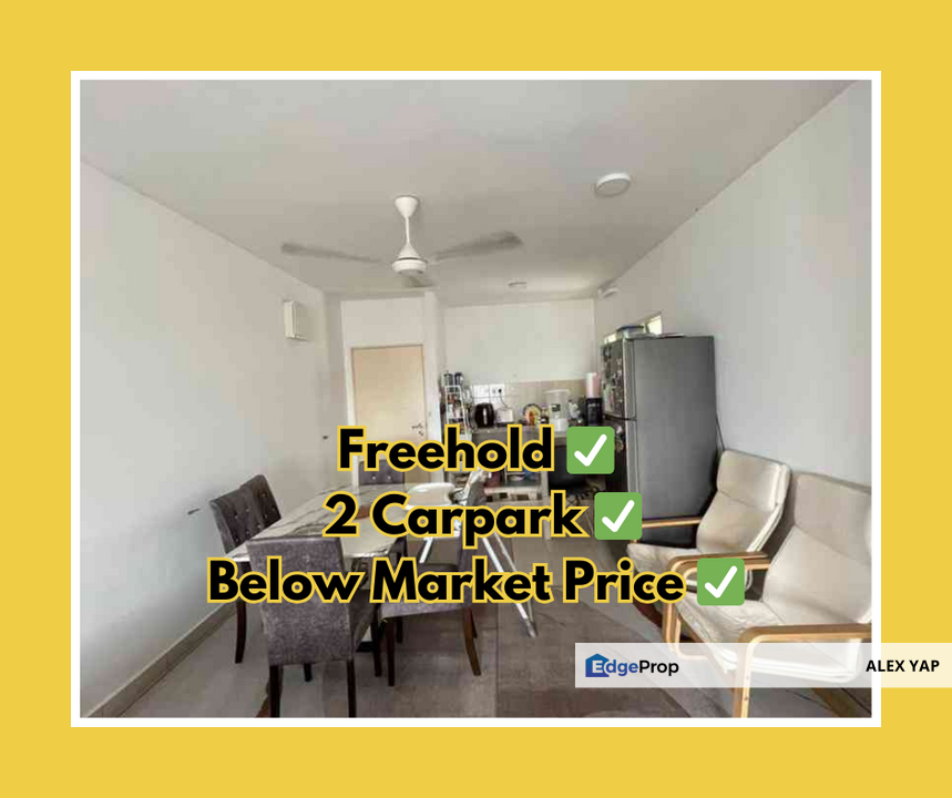 De Bayu Apartment/ Setia Alam/ Below Marker Price/ 100% Full Loan/ Freehold/ 2 Carpark/ Middle Floor, Selangor, Shah Alam