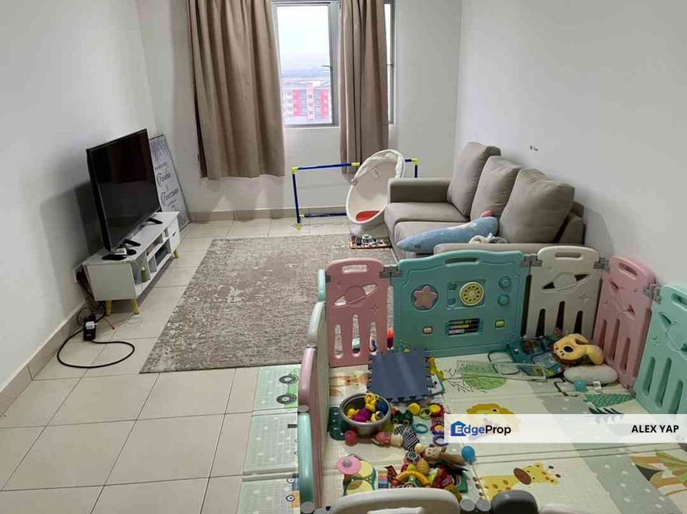 De Bayu Apartment/ Setia Alam/ Below Marker Price/ 100% Full Loan/ Freehold/ 2 Carpark/ Middle Floor, Selangor, Shah Alam