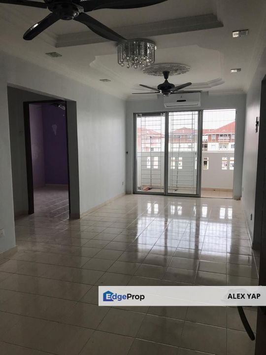 Apartment Laguna Biru/ Rawang Kundang/ 100% Full Loan/ High Floor/ Basic Unit/ Bumi Lot/ Sale, Selangor, Rawang