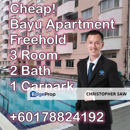 Pangsapuri Bayu Taman Bukit Serdang Seri Kembangan Selangor Apartment For Sale, Selangor, Seri Kembangan