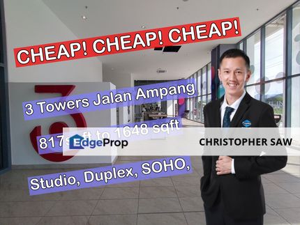 3Tower Jalan Ampang Kuala Lumpur Luxury Office For Sale, Kuala Lumpur, Ampang Hilir