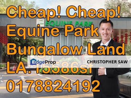 Equine Park Seri Kembangan Selangor Bungalow Land For Sale, Selangor, Puchong South