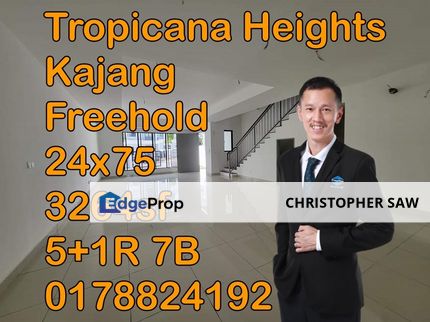 Lakefield Residences Tropicana Heights, Kajang Selangor 3 Storey Link House For Sale, Selangor, Kajang