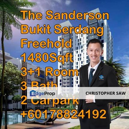 The Sanderson Taman Bukit Serdang Seri Kembangan Selangor Condo For Sale, Selangor, Seri Kembangan