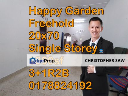 Happy Garden Kuchai Lama Kuala Lumpur Single Storey House for Sale, Kuala Lumpur, Kuchai Lama