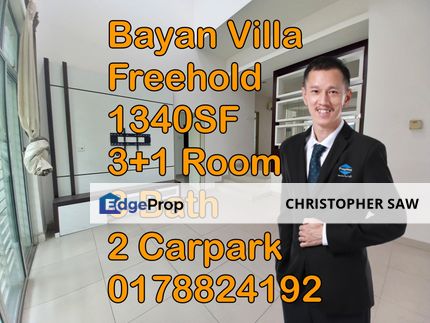 Bayan Villa Taman Bukit Serdang Seri Kembangan Selangor Townhouse For Sale, Selangor, Seri Kembangan