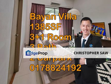 Bayan Villa Taman Bukit Serdang Seri Kembangan Selangor Townhouse For Rent, Selangor, Seri Kembangan