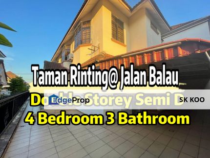 Taman Rinting, Masai, Johor, Semi D House For Sale, Jalan Balau, Johor, Masai