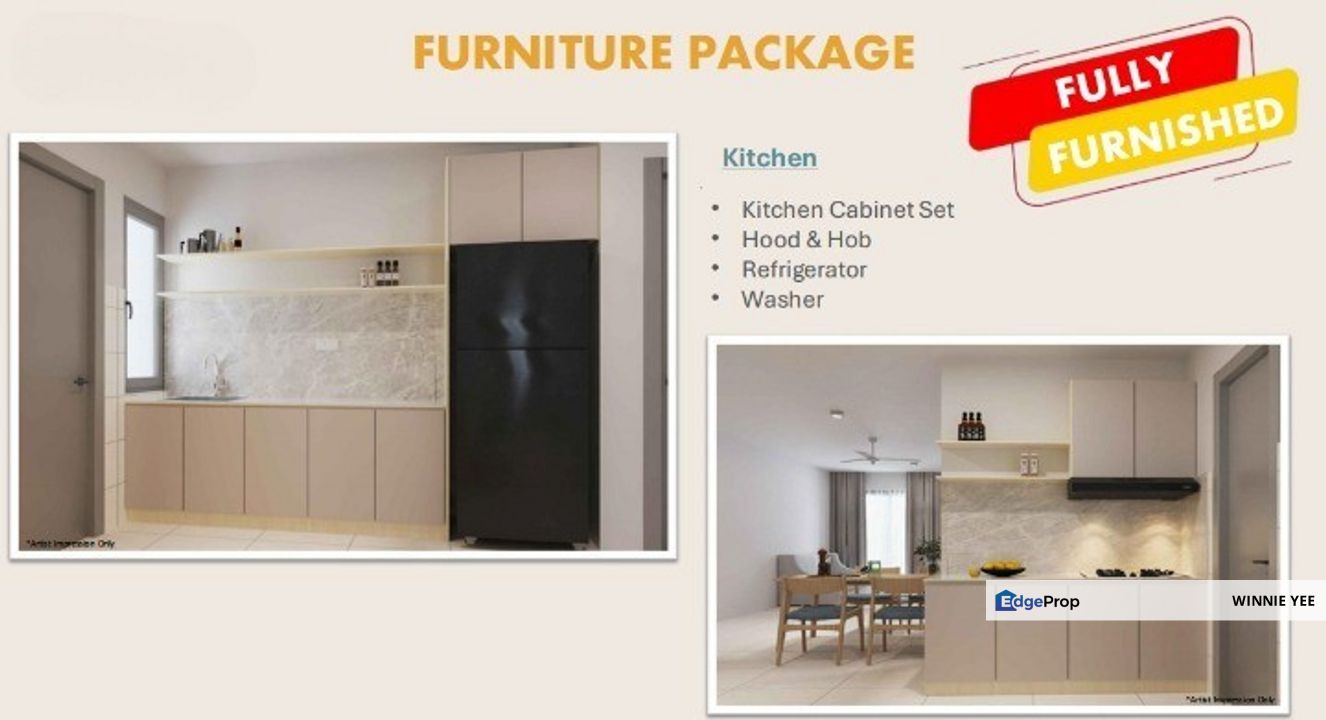 Fully Furnished 3 Bedrooms Residence at Pavilion Bukit Jalil Seri Kembagan Ready Completed, Selangor, Seri Kembangan