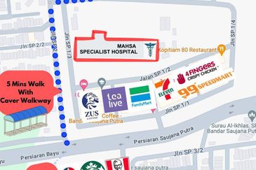 Arcadia Residence Saujana Putra Bandar Rimbayu / Walking Distance to MAHSA University & Hospital