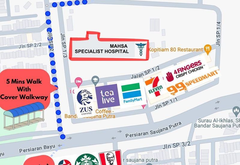 Arcadia Residence Saujana Putra Bandar Rimbayu / Walking Distance to MAHSA University & Hospital