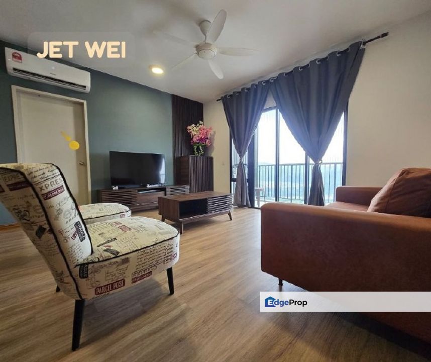 Huni Residence Eco Ardence 1000Sqft 3 Bedroom 2 Bathroom Fully Furniture, Selangor, Setia Alam/Alam Nusantara