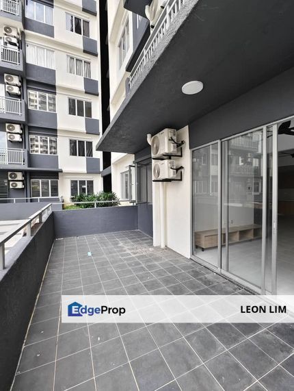 Opal Residence @ Puchong Intan, big balcony at facilities floor, partly furnished, Selangor, Puchong