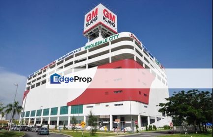 GM Klang Wholesale City Klang, retail space with rental, Selangor, Klang