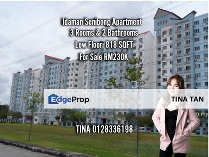 Idaman Senibong 📍 Permas Jaya, Full Loan, Low Deposit, Johor, Permas Jaya/Senibong