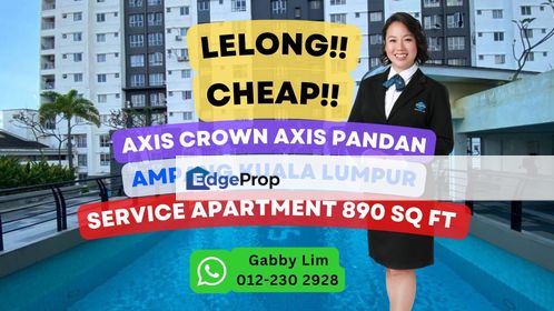 Lelong Super Cheap Service Residence @ Axis Pandan Ampang Selangor, Selangor, Ampang