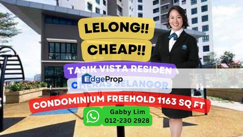 Lelong Super Cheap Condominium @ Tasik Vista Residen Cheras Selangor, Selangor, Cheras