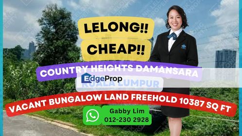 Lelong Super Cheap Bungalow Land @Country Heights Damansara KL, Kuala Lumpur, Country Heights Damansara