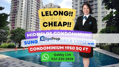 Lelong Super Cheap Condominium @ Midfields Sungai Besi Kuala Lumpur, Kuala Lumpur, Salak Selatan