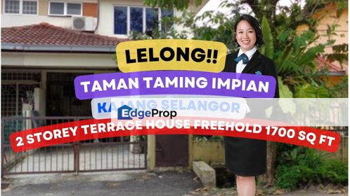 Lelong Super Cheap 2 Storey Terrace House @Taman Taming Impian Kajang, Selangor, Kajang